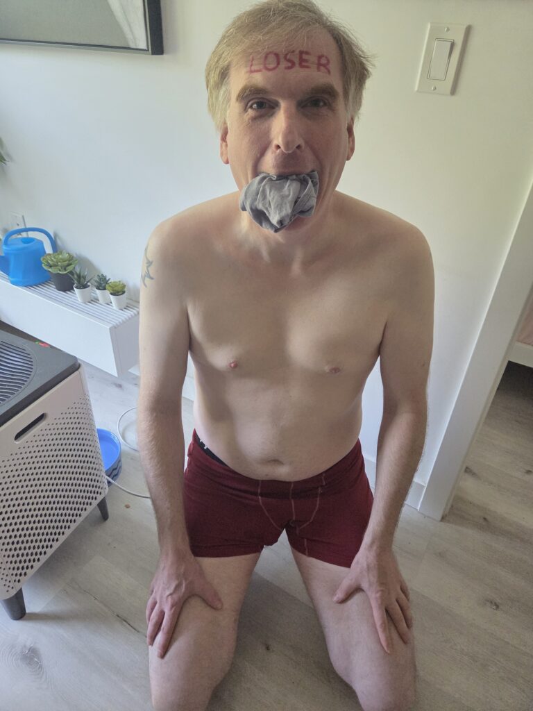Stuffing A Losers Mouth with Dirty Underwear