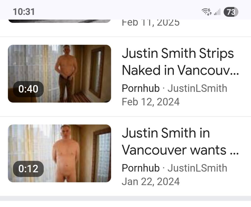 20 ways to humiliate a fag 3 Screenshot from google showing 2 videos featuring Justin Smith from Vancouver.