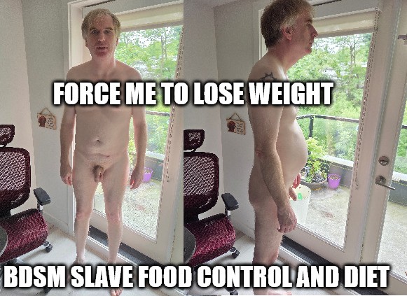 BDSM slave diet and food control.