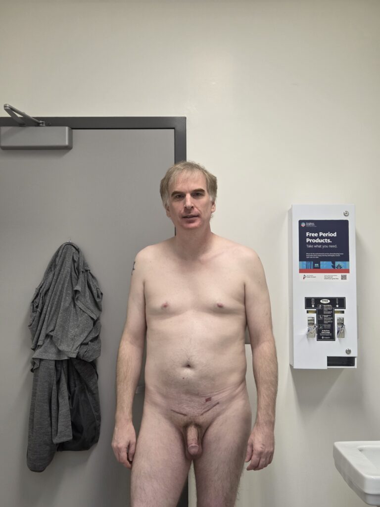 Naked Selfie In Public Bathroom 3 Naked selfie in a public bathroom in downtown Vancouver.